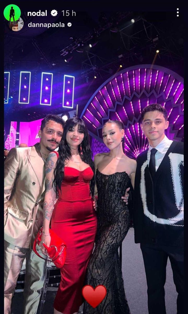 Nodal, Cazzu, Danna Paola y Alex Hoyer