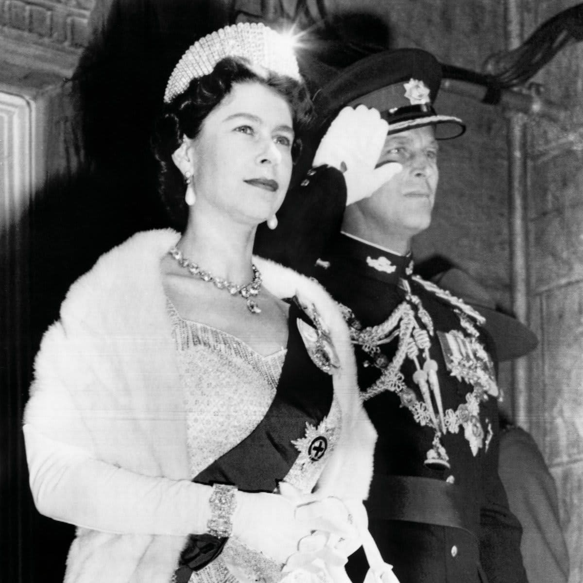 Prince Philip designed a bracelet for his wife as a wedding gift using stones from his mother’s tiara