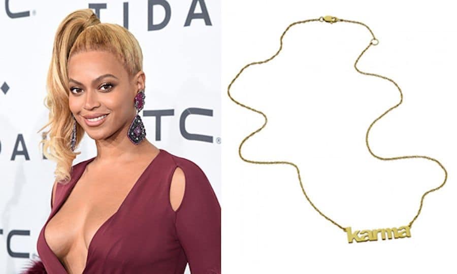 Jennifer Zeuner's casual-chic nameplate necklace gives you up to 10 letters to work with, making it best for names or noteworthy words.
Celebrity fans: Jessica Alba, Beyonce, Khloe Kardashian
Lowercase Block Nameplate Necklace, starting at $176, jenniferzeuner.com