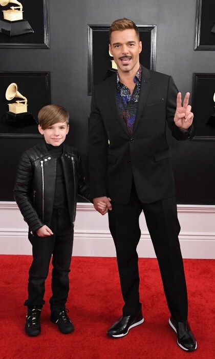 Grammys red carpet Ricky Martin