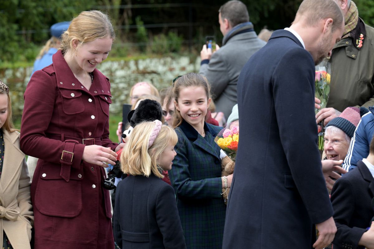 SANDRINGHAM, NORFOLK - DECEMBER 25: Princess Charlotte of Wales attends the 2024 Christmas Morning Service at St Mary Magdalene Church on December 25, 2024 in Sandringham, Norfolk. (Photo by Jordan Peck/Getty Images)