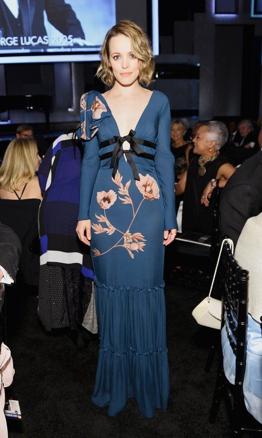 June 8: Rachel McAdams opted for a sweet and sexy dress by Johanna Ortiz for the American Film Institute's 45th Life Achievement Award Gala Tribute to Diane Keaton at Dolby Theatre.
Photo: Stefanie Keenan/Getty Images for Turner