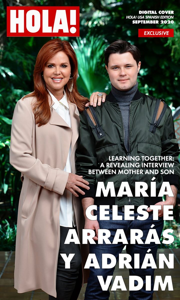 María Celeste Arrarás and her son Adrián Vadim are heading to stardom