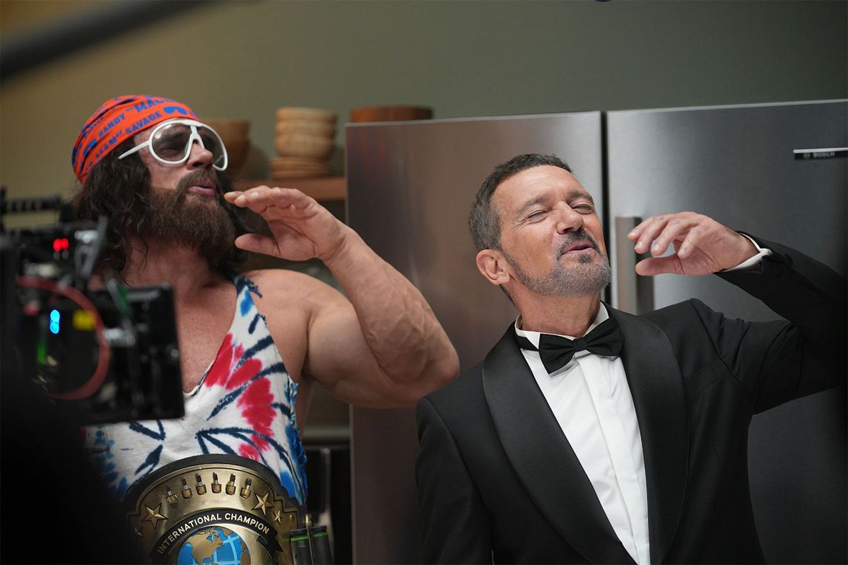 Antonio Banderas Channels WWE Legend Macho Man Savage in Super Bowl commercial