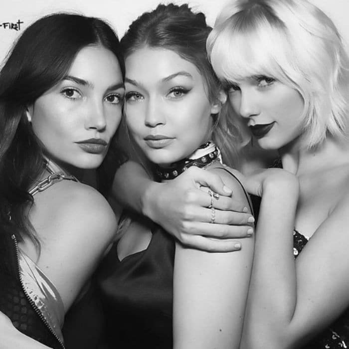 Taylor Swift, Gigi Hadid and Lily Aldridge
<br>
Photo: Instagram/@taylorswift