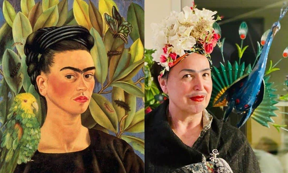 Getty Museum Challenge Frida Kahlo imitation