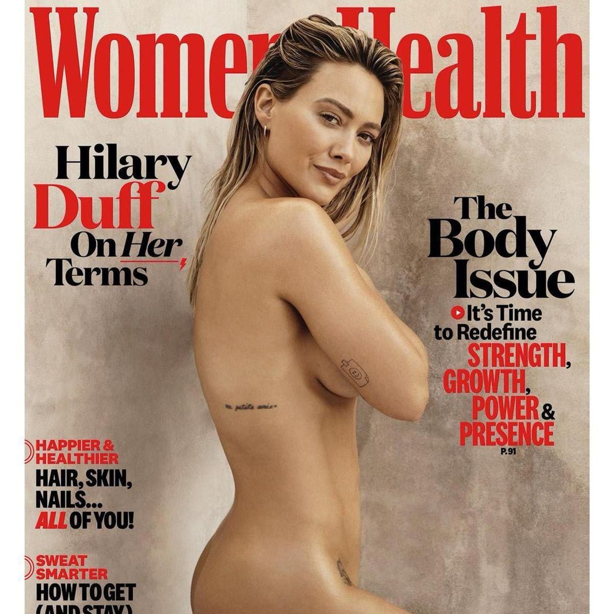 Hilary Duff poses for revealing Women’s Health cover