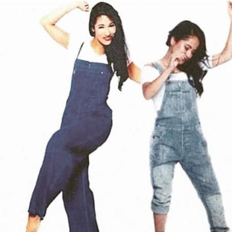 Becky G montaje Selena Quintanilla