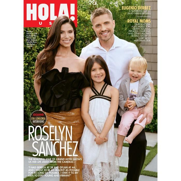 Roselyn Sanchez Eric Winter on cover of HOLA! USA