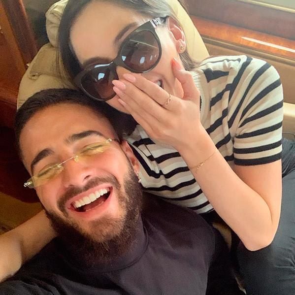 Maluma y Natalia Barulich