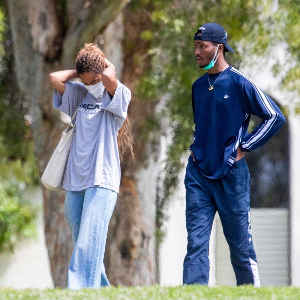 Malia Obama and Clifton Powell Jr.