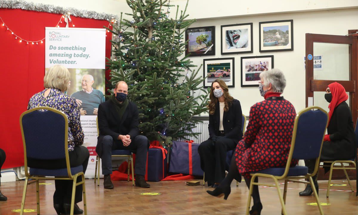 For their third stop of the day, the royal couple visited the Batley Community Centre. William and Kate met with volunteers who have supported elderly members of their local community throughout the COVID-19 pandemic