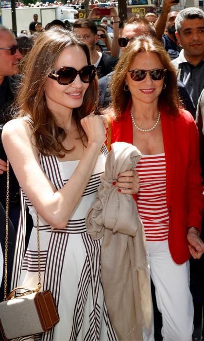 Angelina Jolie and Jacqueline Bisset