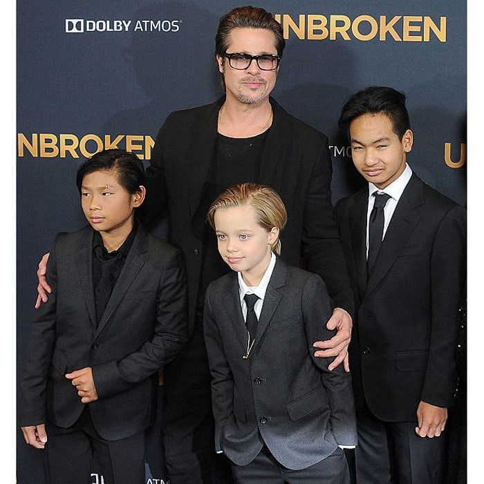 After the news broke on September 20 that Angelina filed for divorce, Brad, seen here with Pax, Shiloh and Maddox, broke his silence, releasing a statement to People magazine. "I am very saddened by this, but what matters most now is the wellbeing of our kids," he said. "I kindly ask the press to give them the space they deserve during this challenging time."
Photo: Gregg DeGuire/WireImage