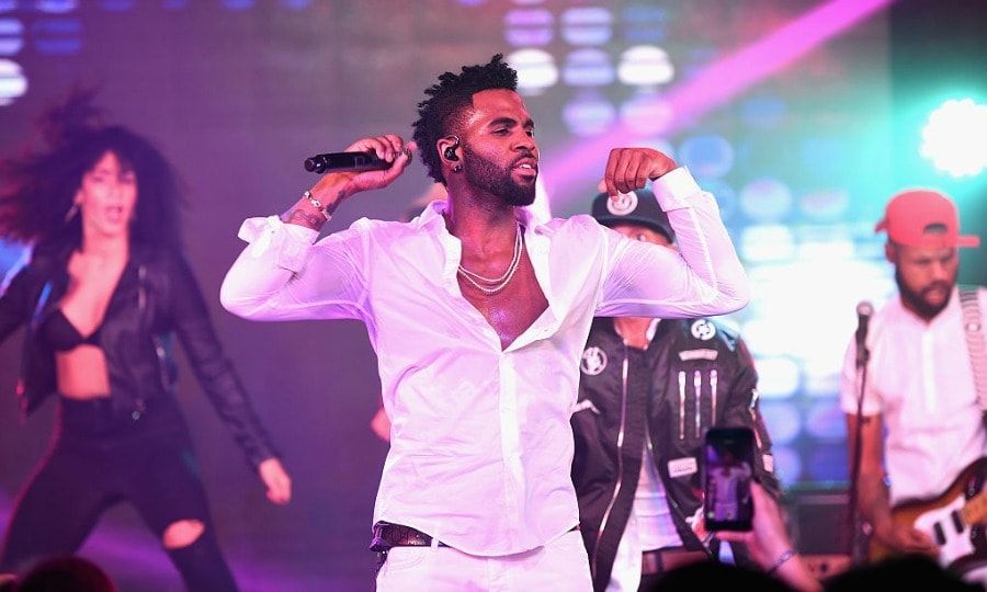 It's <i>Jason Derulooo</i>. The <i>Talk Dirty</i> singer performed at the Harmonist Cocktail Party in Cannes, France for a star-studded crowd.
<br>
Photo: Samir Hussein/Getty Images for The Harmonist