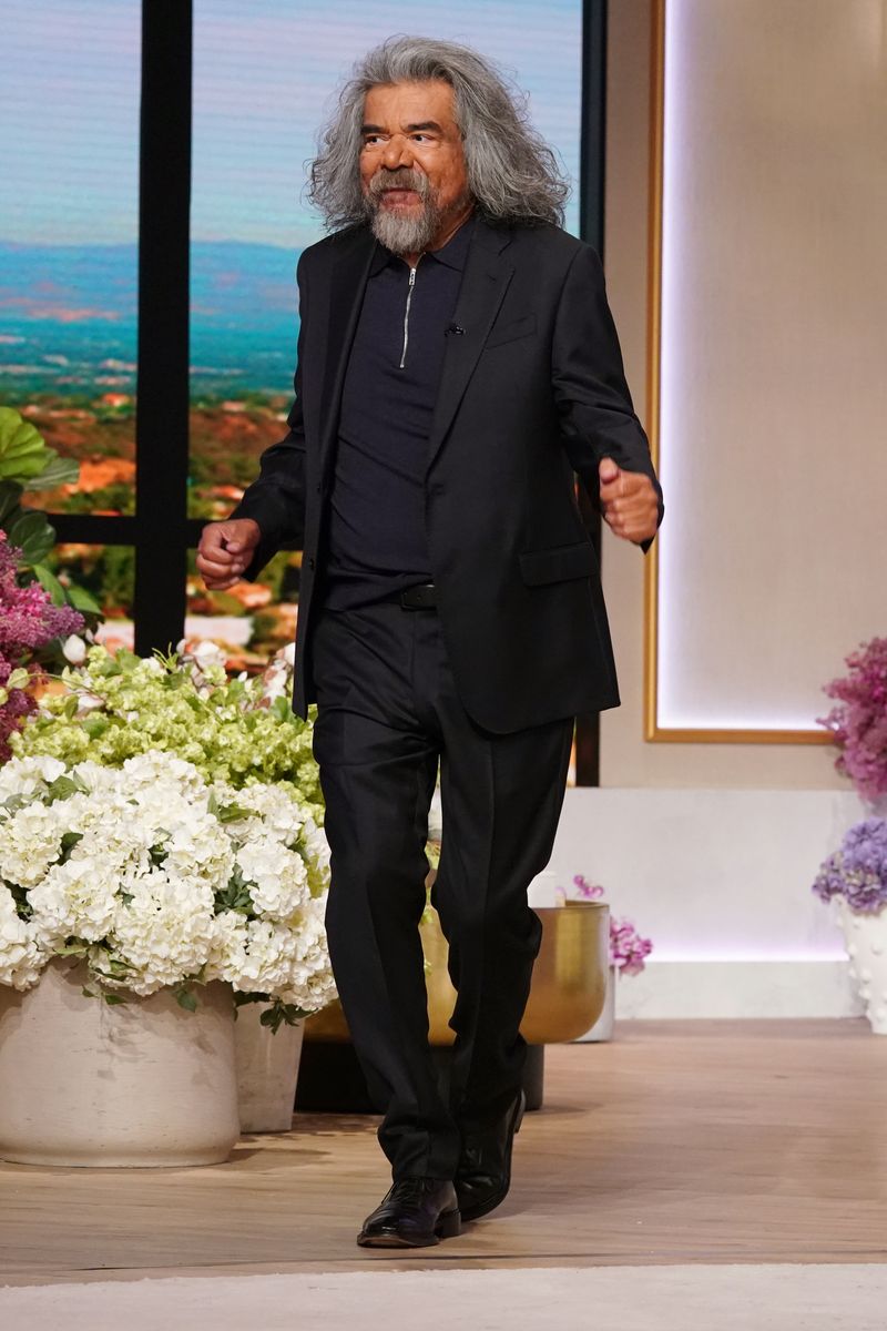 BURBANK, CALIFORNIA - February 12, 2025:  George Lopez appears on "The Jennifer Hudson Show" airing February 13, 2025 in Burbank, California. (Photo by Michael Yarish/WBTV via Getty Images). Check your local listings for times