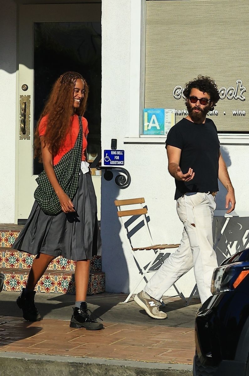 Who is the new guy? Malia Obama is spotted having lunch with journalist and photographer Achilleas Ambatzidis in Los Angeles.