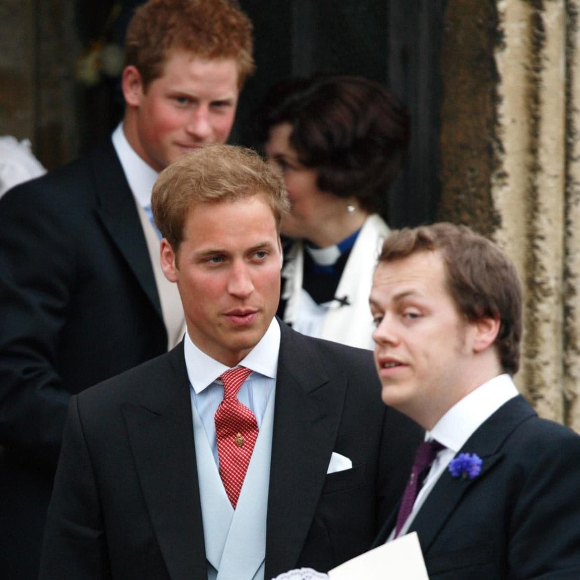 Tom Parker Bowles with William and Harry