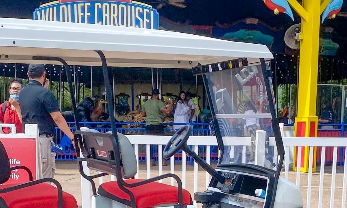 Kylie Jenner and Travis Scott take Stormi to the Houston Zoo