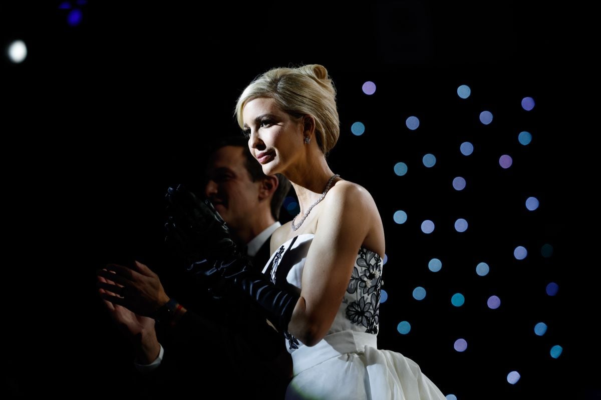  Ivanka Trump at the Liberty Inaugural Ball on January 20, 2025 in Washington, DC.  President  DonaldTrump attends some of the inaugural balls after taking the oath as the 47th president. (Photo by Anna Moneymaker/Getty Images)