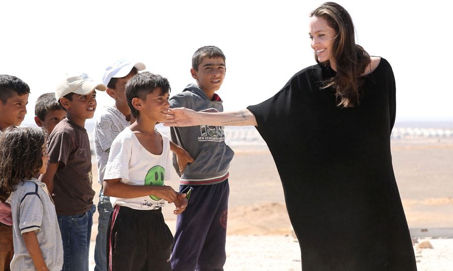 Angelina Jolie charity work