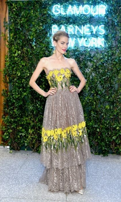 November 13: Show stopping! Jaime King was one fierce flower in a floral accented dress by Dolce & Gabbana during the dinner to Welcome Cindi Leive & Glamour's 2016 Women of the Year to the West Coast hosted by the first lady of Los Angeles Amy Elaine Wakeland & Barneys New York in Beverly Hills.
Photo: Stefanie Keenan/Getty Images for Glamour