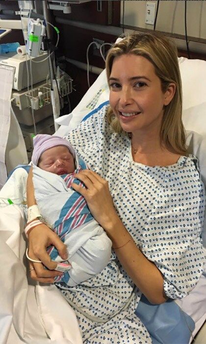 And baby makes 5! Ivanka, Jared, Arabella and Joseph welcomed baby Theodore James Kushner to the family over the Easter holiday.
<br>
Photo: Instagram/ivankatrump