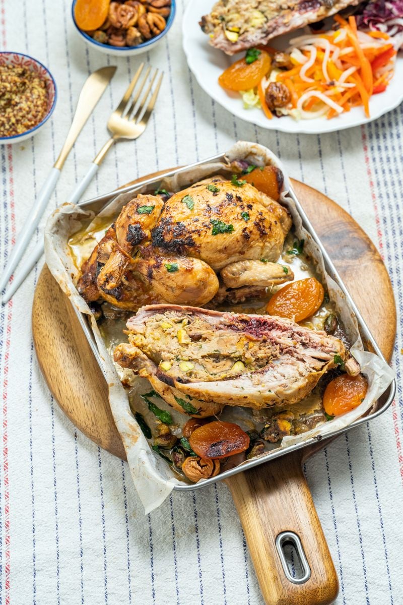 Pavo Relleno al Horno (Baked Stuffed Turkey)