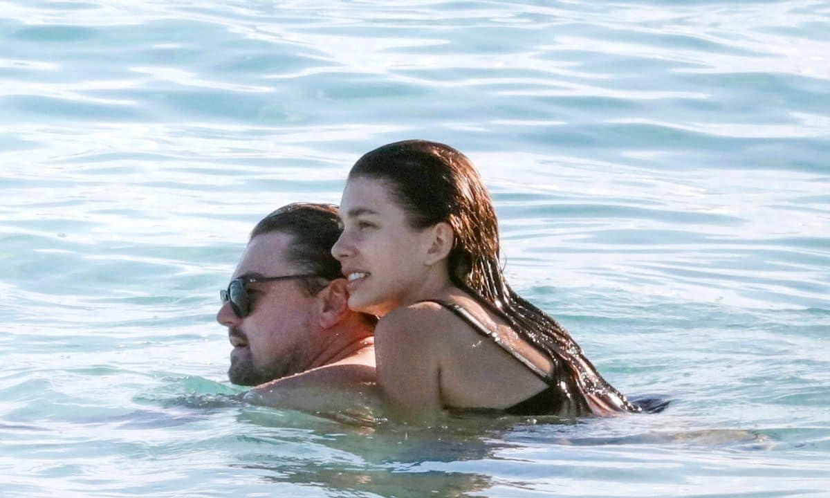 Leonardo DiCaprio and Camila Morrone in St. Barts