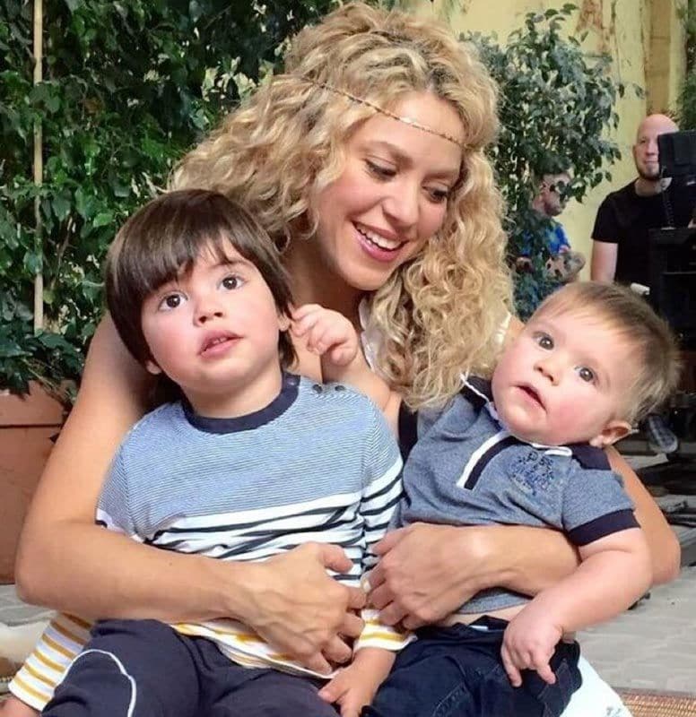 Shakira and her sons