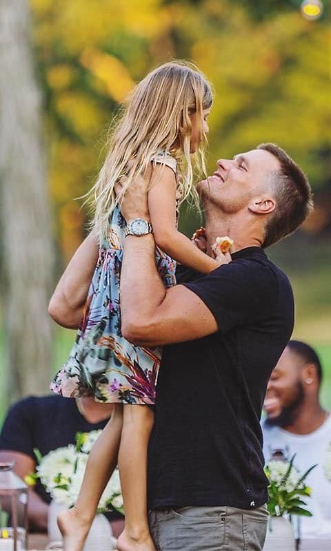 Tom Brady y su hija Vivian Lake