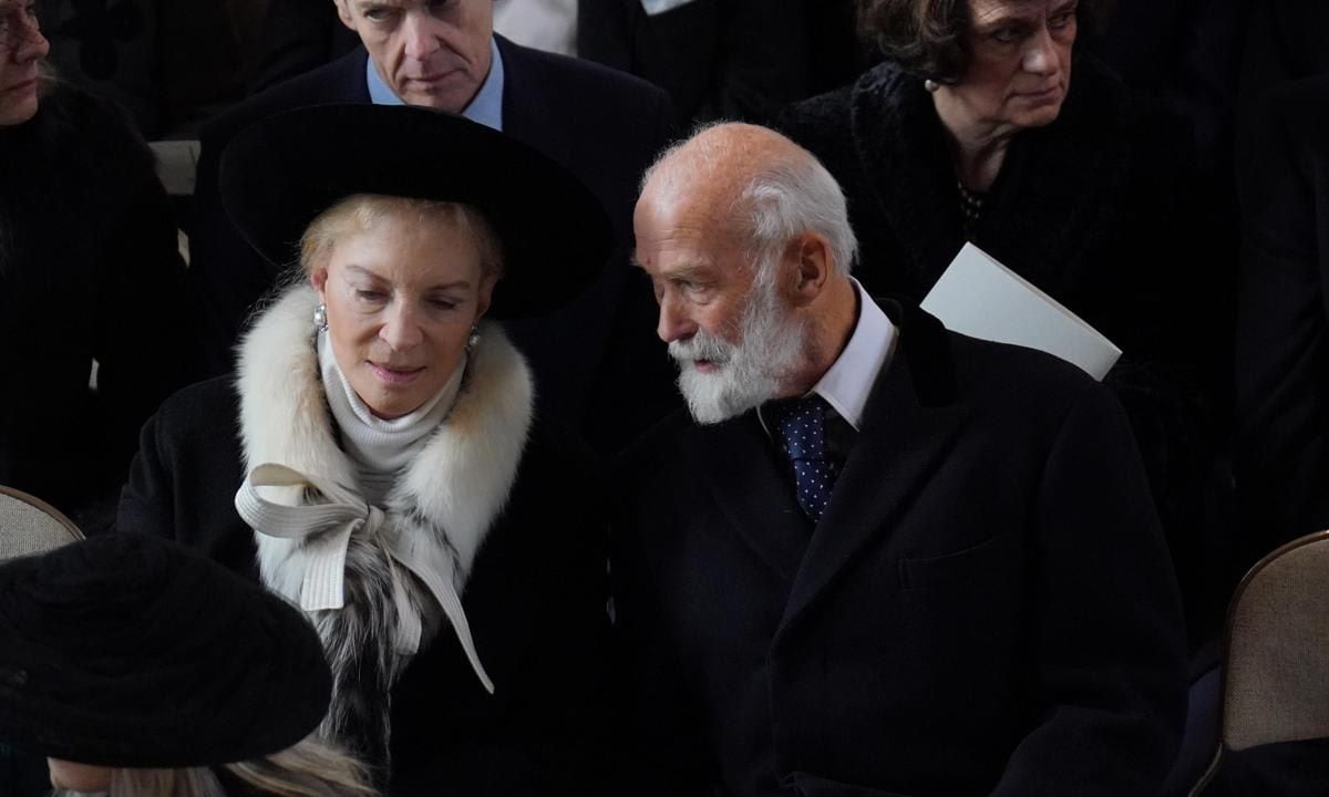 Prince and Princess Michael of Kent, whose son-in-law Thomas Kingston died on Feb. 25, 2024