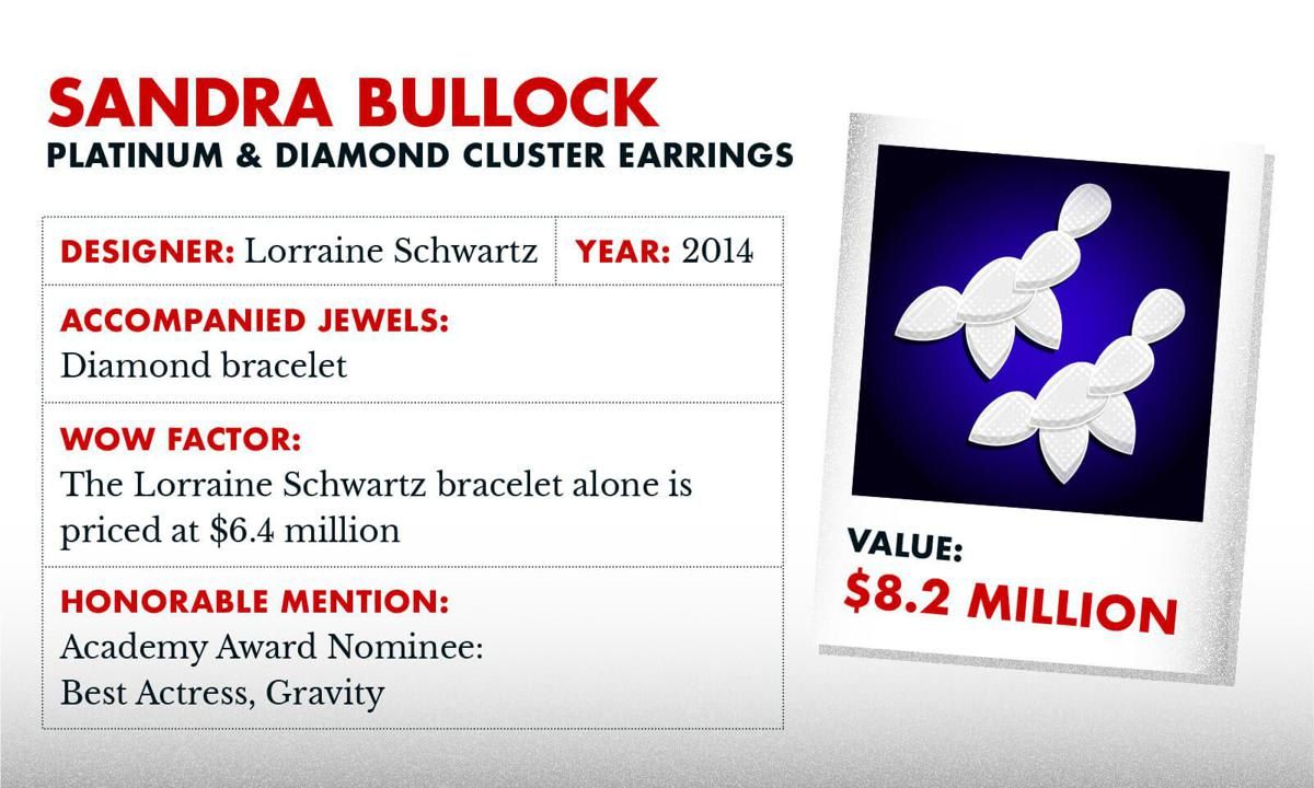 Sandra Bullock Academy awards jewelry