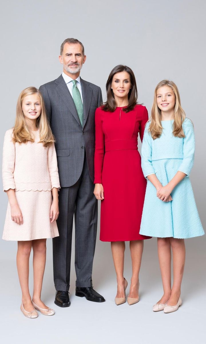 Official Photographs of Spanish Royals and Her Royal Highnesses the Princess of Asturias and the Infanta Dona Sofia