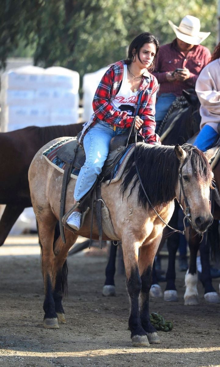 Camila Cabello horseback riding