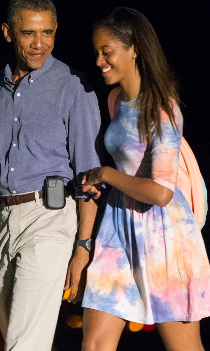 Malia Obama tie dye dress