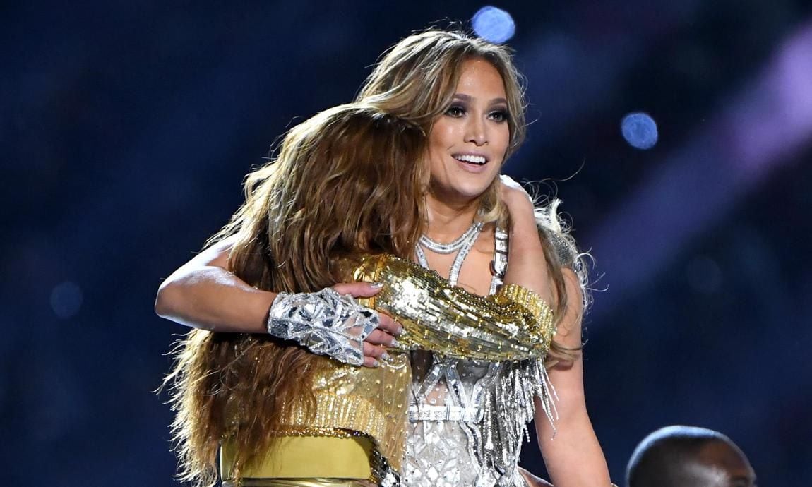 Jennifer Lopez Shakira Super Bowl performance