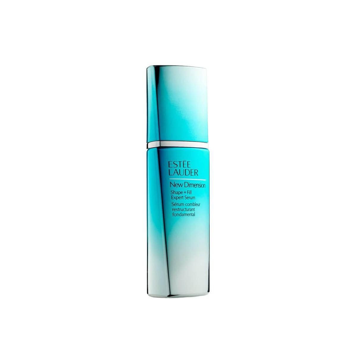 The New Dimension Shape + Fill Expert Serum provides deep moisturization and smoothes wrinkles