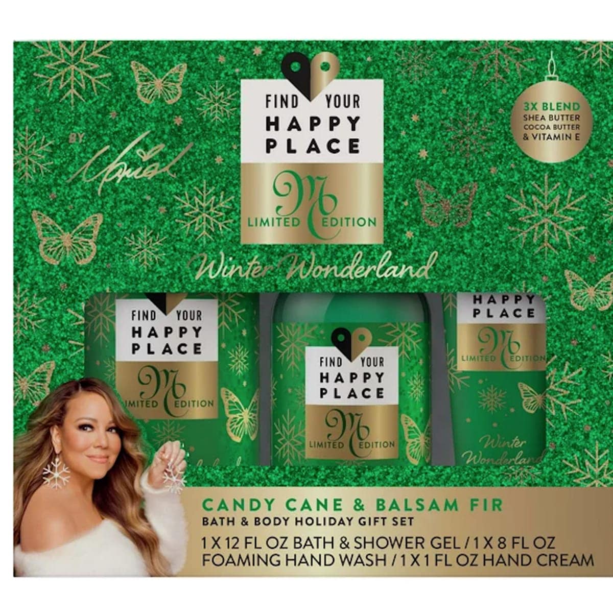 Mariah Carey wants you to find your happy place with her new holiday bath and body collections