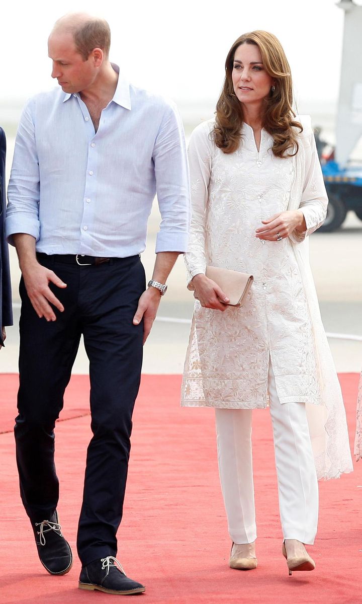 Kate Middleton's outfits during royal tour of Pakistan