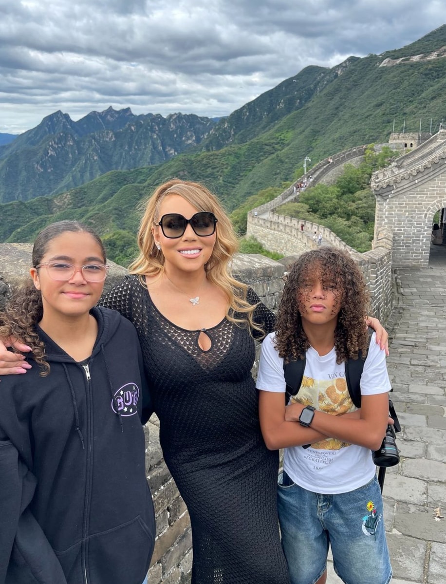 Mariah Carey and her kids