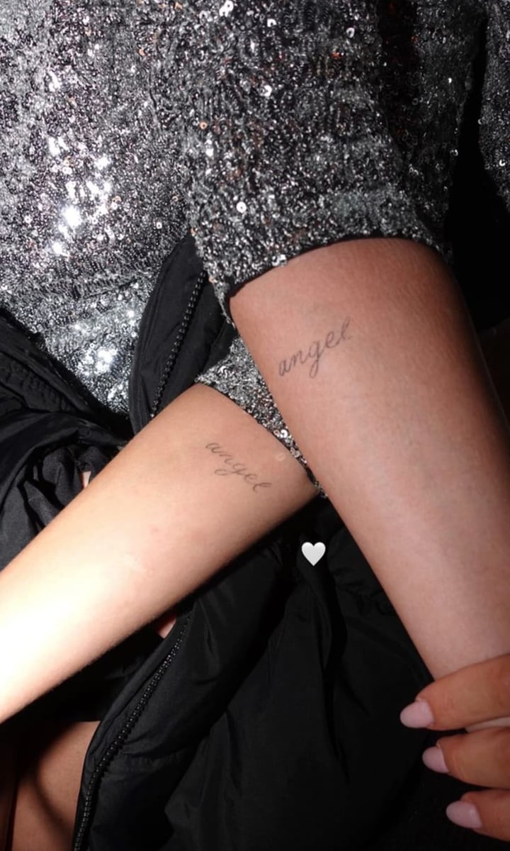 Selena Gomez and Nicola Peltz matching tattoos