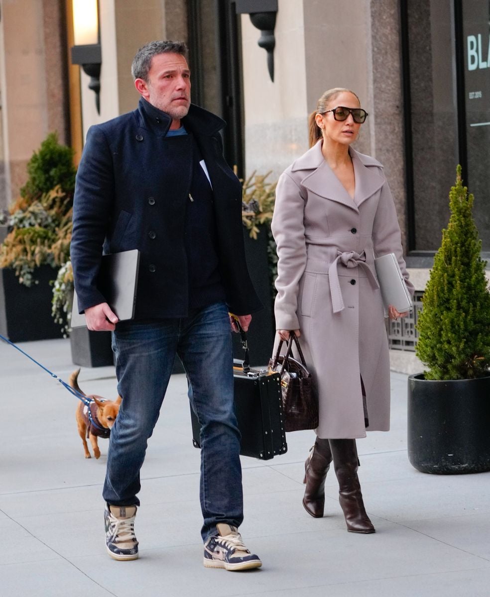 Ben Affleck and Jennifer Lopez in NYC