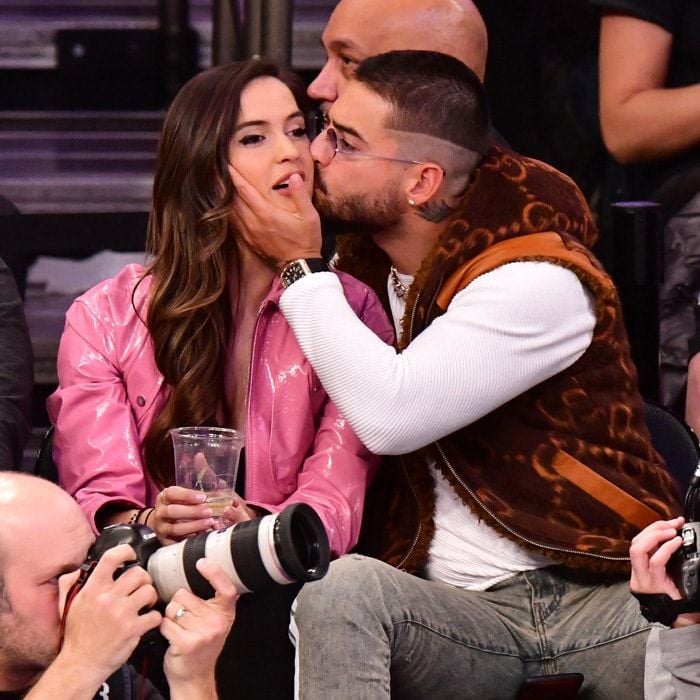 Maluma and Natalia Barulich