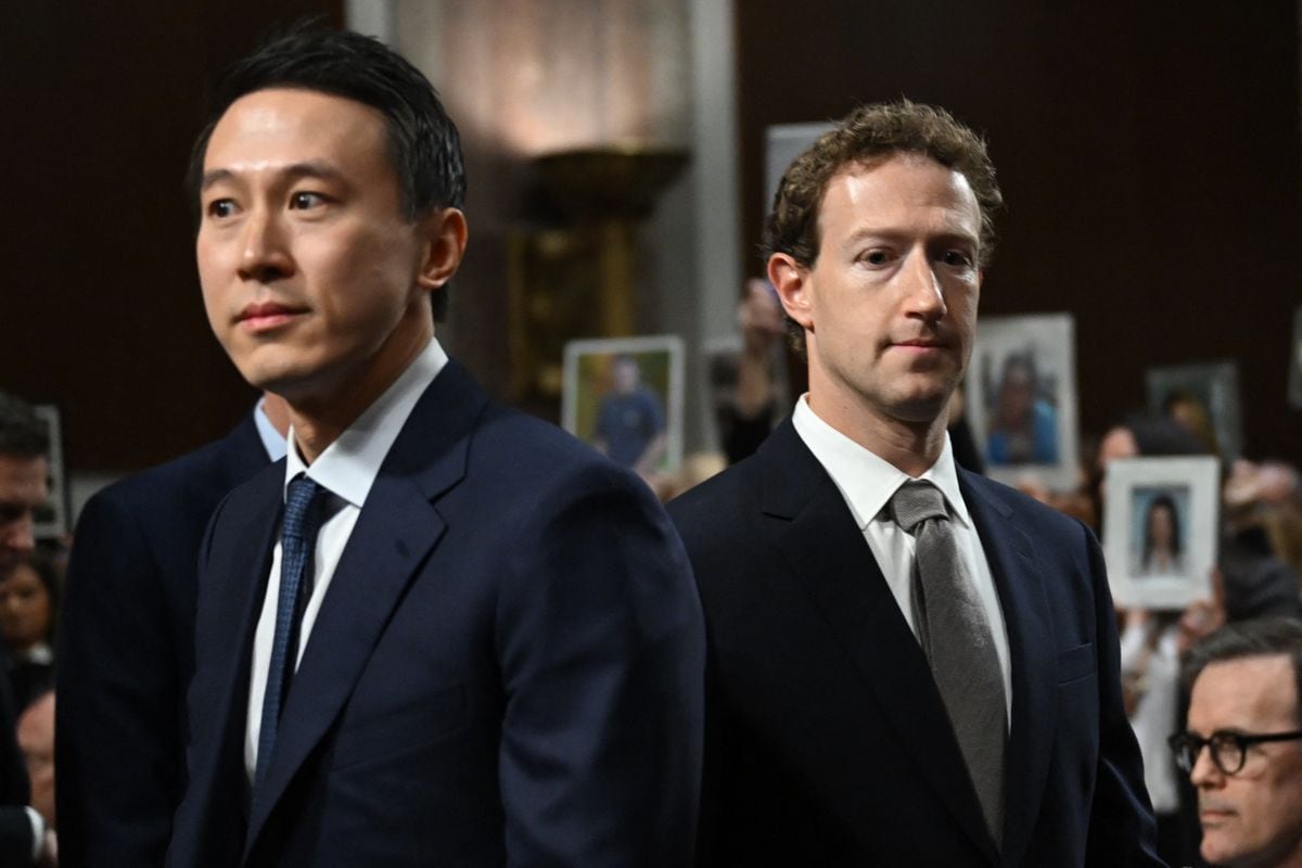 Shou Zi Chew and Mark Zuckerberg testified in court on January of last year