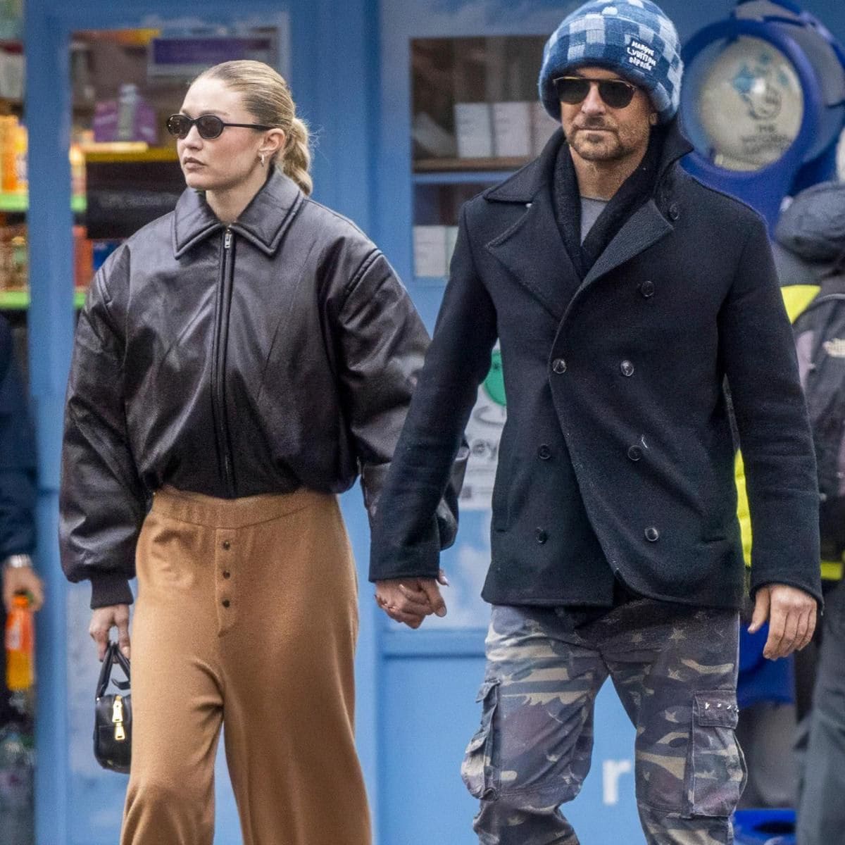 Bradley Cooper and Gigi Hadid seemingly confirm their relationship with PDA in London