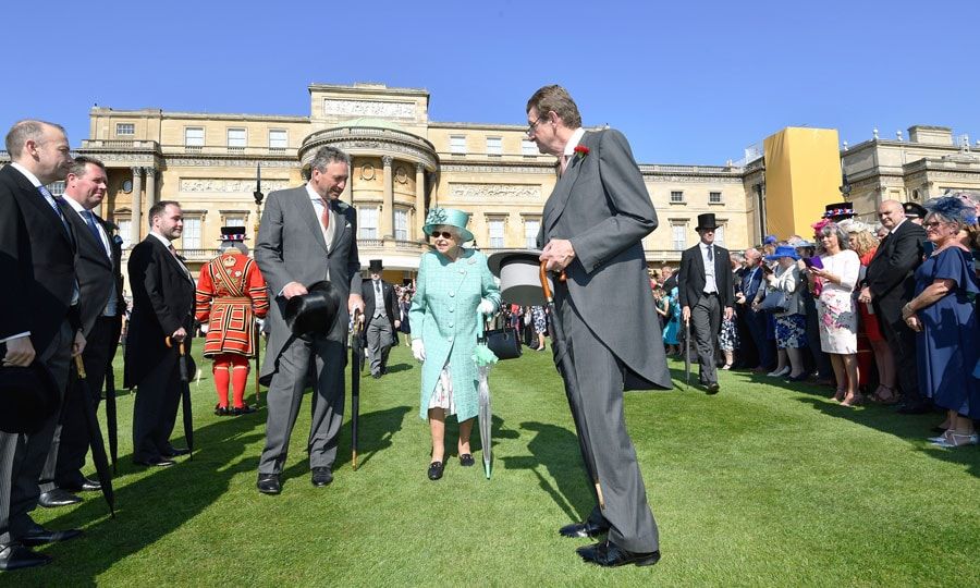 Queen Elizabeth at Buckingham Palace