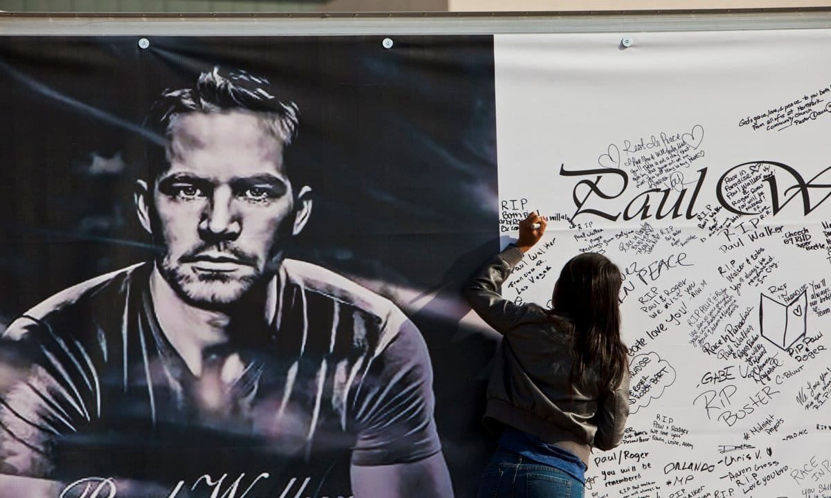 USA   Paul Walker and Roger Rodas Memorial in Valencia