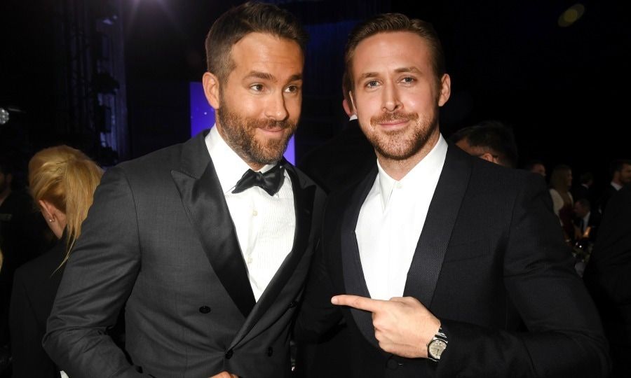 December 11: Ryan times two! <a href="https://us.hellomagazine.com/tags/1/ryan-reynolds/"><strong>Ryan Reynolds</strong></a> and <a href="https://us.hellomagazine.com/tags/1/ryan-gosling/"><strong>Ryan Gosling</strong></a> got together for an epic photo moment during the 2016 Critics Choice Awards in Santa Monica.
Photo: Jeff Kravitz/FilmMagic