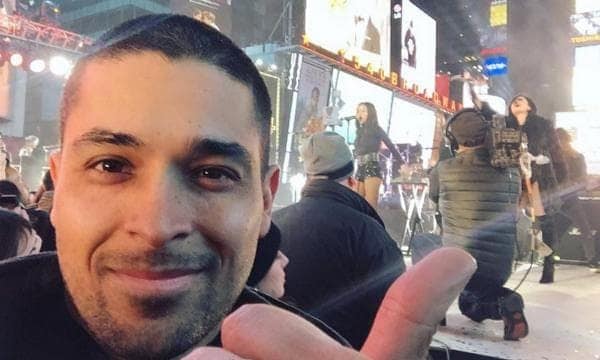 Wilmer Valderama shared this sweet selfie as he supported his girl Demi Lovato during her New Year's Eve performance.